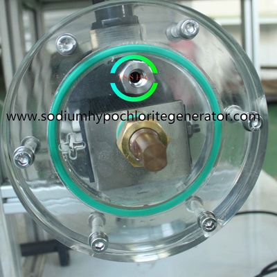 Fully transparent electrolytic cell