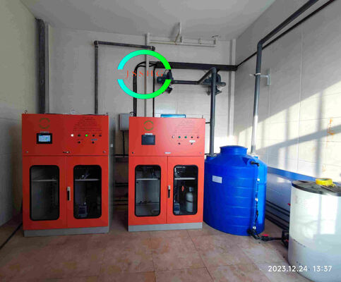 400G/H On Site Sodium Hypochlorite Generation With 0.8 % Concentration For Disinfection