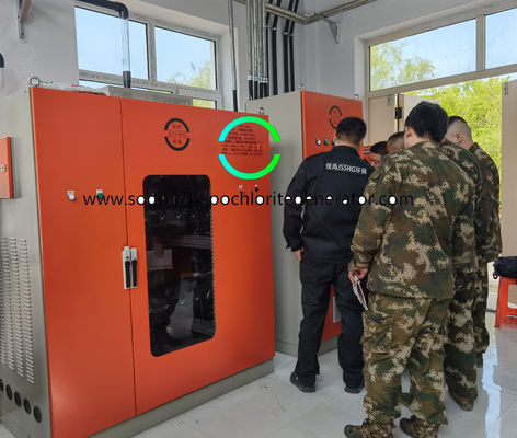 Automatic sodium hypochlorite generator system for drinking water