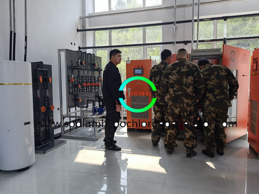 Fully automatic electrolytic saltwater sodium hypochlorite generator