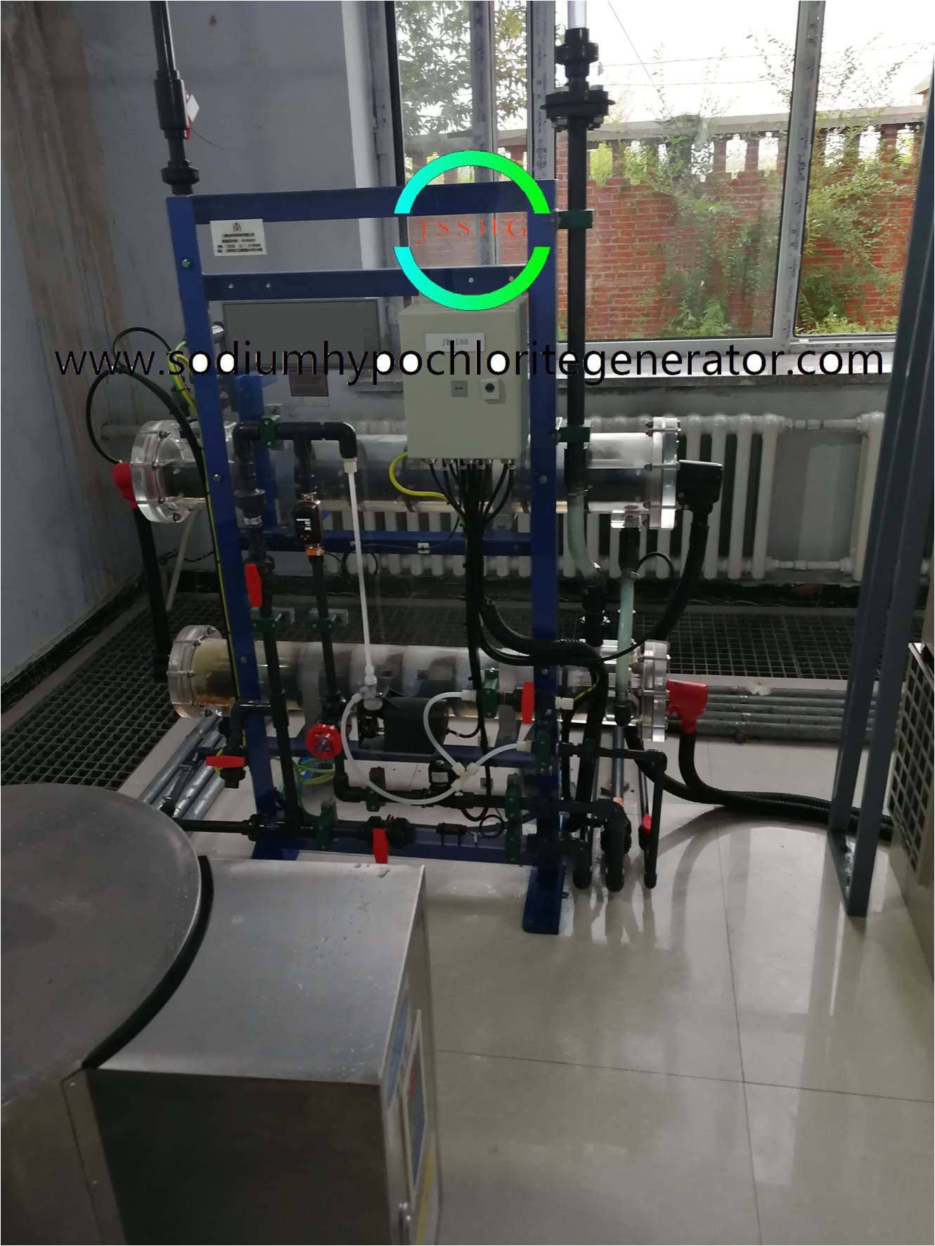 Titanium Integrated 8000 ppm Sodium Hypochlorite Production Plant 15 Kg / h