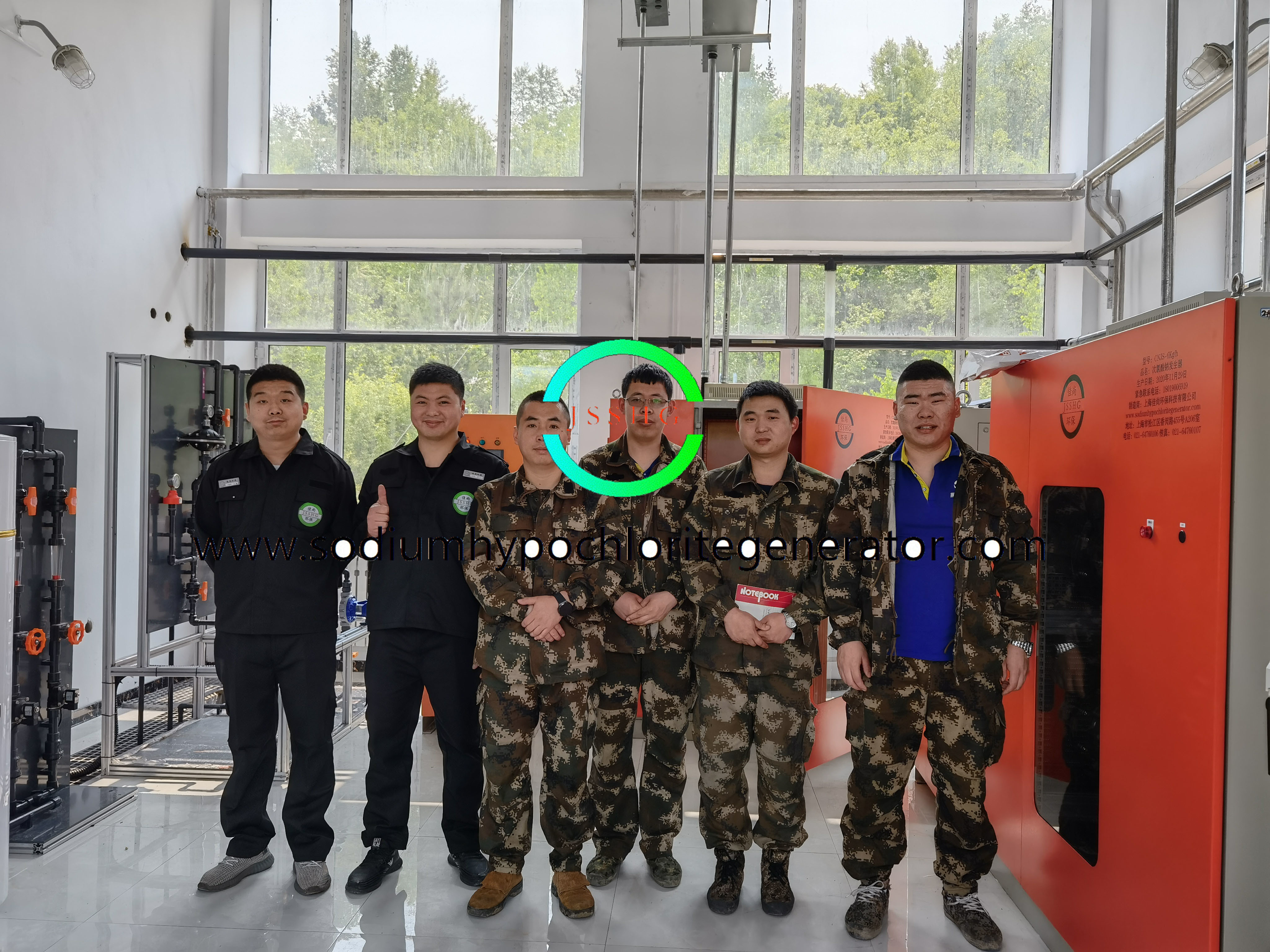 Automatic sodium hypochlorite generator system for drinking water