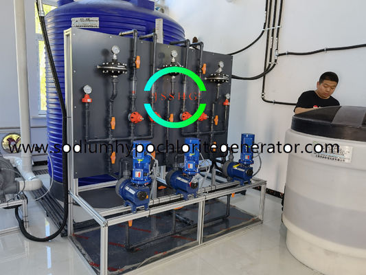 사이트 하이포아염소산나트륨 generator-CNJS-5000 위의 자동차